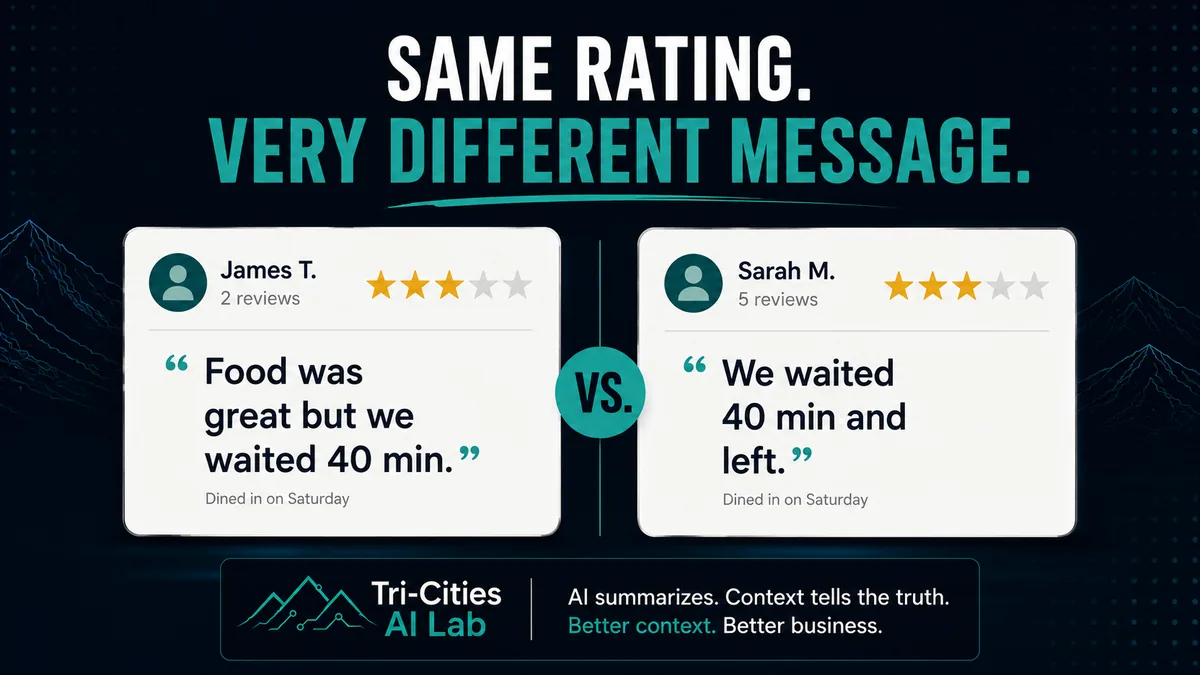 What Your Google Reviews Are Actually Telling You